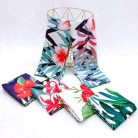 Tropical plant beach towel double-sided plush towel swimming towel