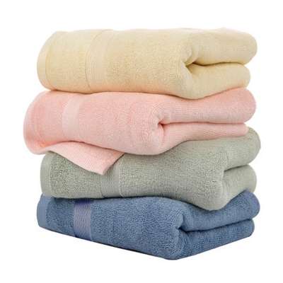 China Manufacturer High Quality Wholesale Upset Soft  Water Absorbent Dropping Bamboo Fiber Adult Wash Face Towel